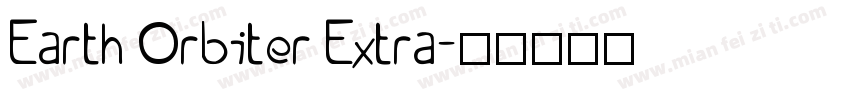 Earth Orbiter Extra字体转换